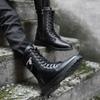 Men's Boots High Cut Trendy  With Zip Male Shoes Original Deals Offers Cheap New Y2k Classic Fashion Designer In Promotion