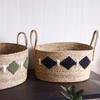 Rattan Dirty Clothes Basket Portable Beautiful Organizing Baskets Household Laundry Container Baskets Bathroom Accessories