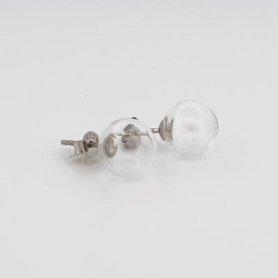 Mini Enzo Ohrstecker - Handgefertigter Schmuck aus 925er Sterlingsilber als Geschenk für Damen