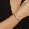 GRA Certified 0.5 Carat Moissanite Red String Bracelet for Women Minimalist Valentine Jewelry Gift