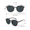 2PCS Men Geometric Frame Fashion Sunglasses Classic Cool Black Glasses For Daily Outdoor Life Women Eyewear Accessories.