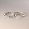 Bamboo Joint Couple Ring: S925 Sterling Silver, Chinese Style, Gift for Men & Women