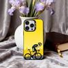 T-Tour De France B-Bike R-Rainbow Phone Case For iPhone17,16,15,14,13,12,11 Plus,Pro Max Black Candy silver phone case