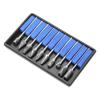 Double Edged   Cutter, 10pcs Tungsten Carbide Steel Burrs, 3*6mm High Hardness Carving Tool Set for Cast Iron, Metal Carving, Shaping with