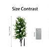 1pc 45cm Camellia Decoration  Tree Home DIY Handmade Atmosphere Scene Decoration Floor Insert