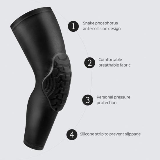 Sports Knee Pad Breathable Basketball Knee Sleeve Honeycomb Protection Bumper Brace Kneelet Protective Knee Pad