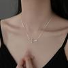 Flash Diamond Mermaid Tail Necklace, Get The Same Fish, You Love The Neck Chain, Give Your Girlfriend'S Tail, Zircon Collarbone Chain.