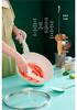Shan Zu Light Green Ceramic Non-stick Frying Pan & Wok, Induction Compatible Flat Bottom