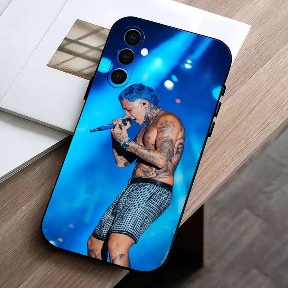 

BC-Rapper Blessd Cantante Phone Case For Samsung Galaxy A73,A72,A71,A70,A53,A52,A51,Soft Silicone Black Cover Samsung a42 5g