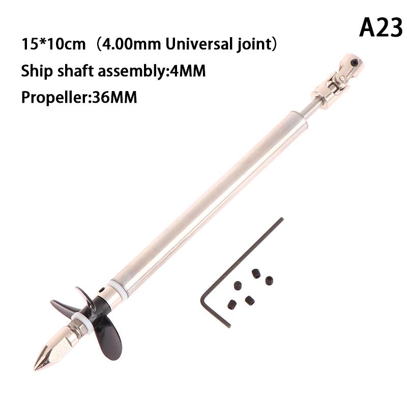 Innovative And Practical Three Blades Screw Joint Shaft Sleeve Prop Model Ship 4Mm Rc Boat Shaft Stainless Steel Drive Shaft