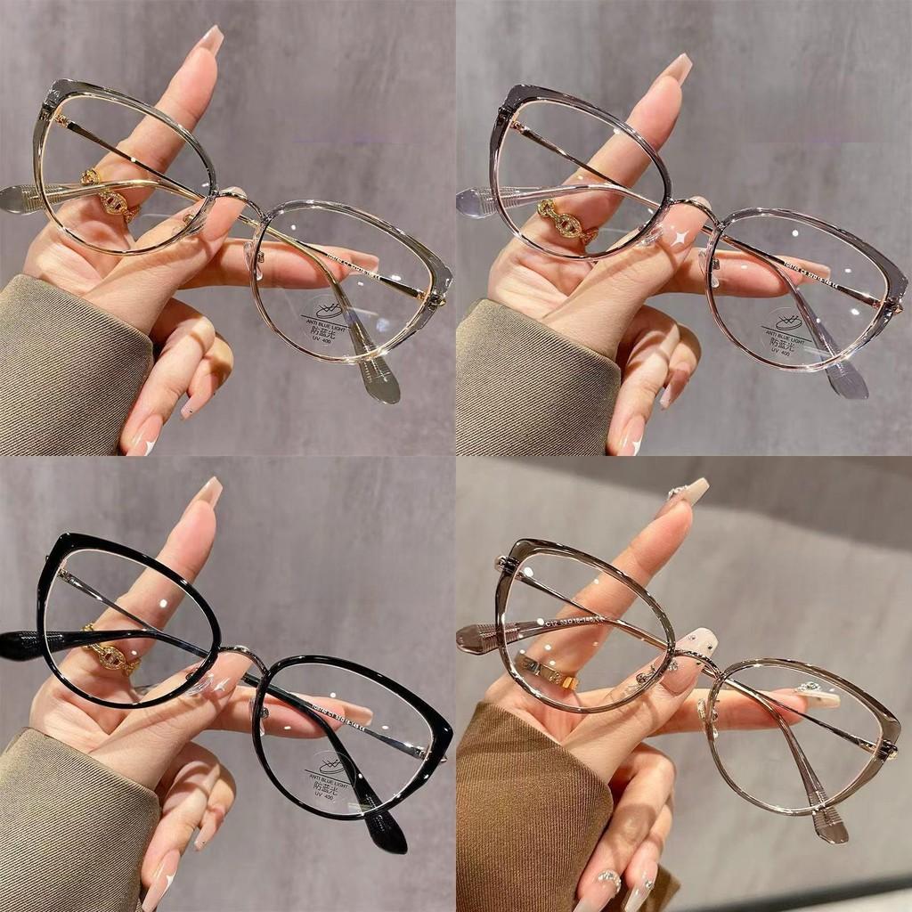 Stylish Cat Eye Blue Light Glasses With Pc Frames For Everyday Use And Clear Vision