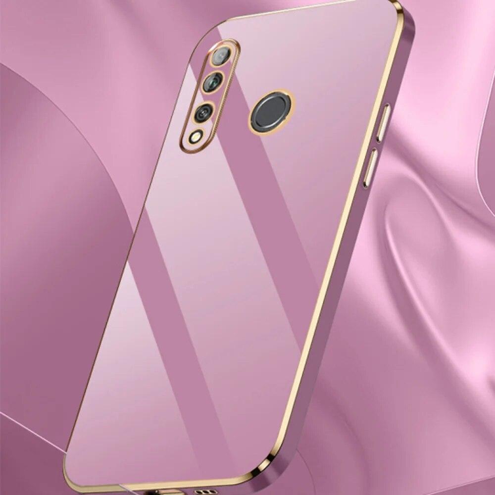 For Honor 9X Premium Case Honor 9X Cover Luxury Square Plating Phone Case Honor 9X STK-LX1 Honor9X Premium Shockproof Back Cover