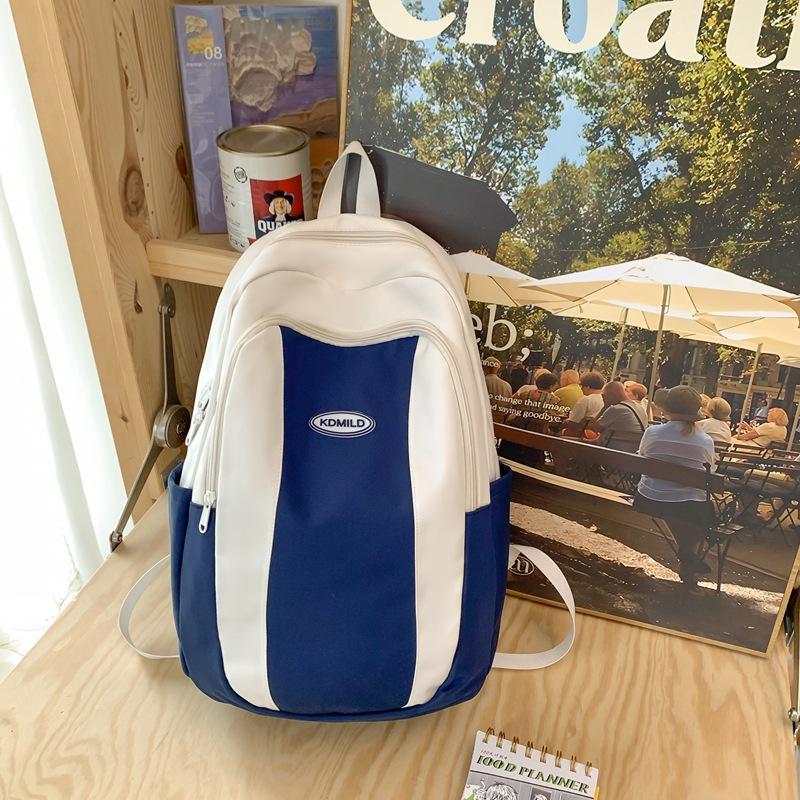 Schoolbag backpack 1011 new, American casual retro versatile couple backpack fashionable and simple student schoolbag