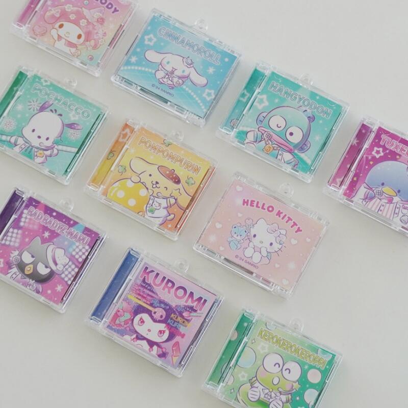 Sanrio Random Draw CD Case Keychain 10 Types Authentic Keychains Random delivery