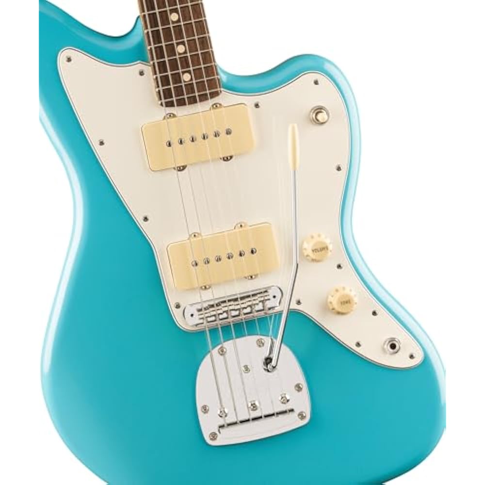 Fender Fender Electric Guitar Player II Jazzmaster®, Rosewood Fingerboard, Aquatone Blue with Sof...