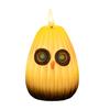 Autumn Owl Flameless Candle LED Night Light Battery Operated Flickering Candle Light Halloween Christmas Home Decor