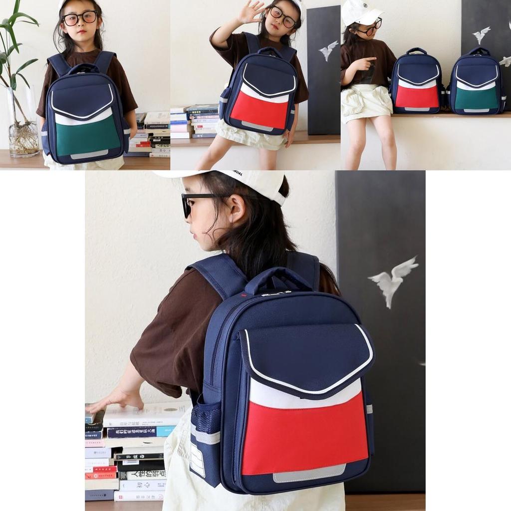 Gender Neutral Oxford Cloth School Backpack With Waterproof Features For First And Second Graders