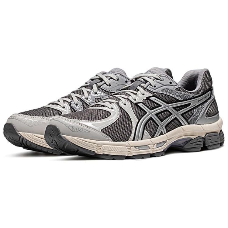 Asics Gel-Exalt 2 Tecido Couro Sintético Confortável Versátil Tênis Casual Cano Baixo Masculino Cinza 1011B918-020