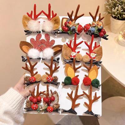 2025 Mori Stil Rentiergeweih Haarspange - Niedliches Weihnachtsfeier-Accessoire