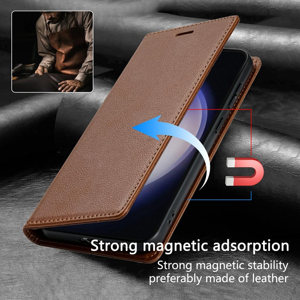 For Samsung Galaxy A26 5G Wallet Case Magnetic Closure PU Leather Phone Cover