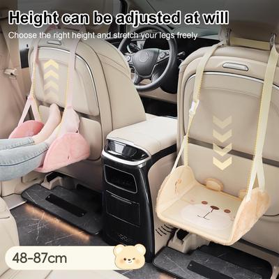 Reposapiés para Asiento de Coche para Niños Portátil Ergonómico Reposapiés para Niños Pequeños Soporte para Asiento Trasero Reposapiés para Adultos Pasajero Mayor Viaje