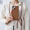 Crossbody Lanyard Cord Liquid Silicone Case For iPhone 16 Plus 11 12 Mini 17 15 14 13 Pro Max 17 Air Necklace Strap Soft Cover