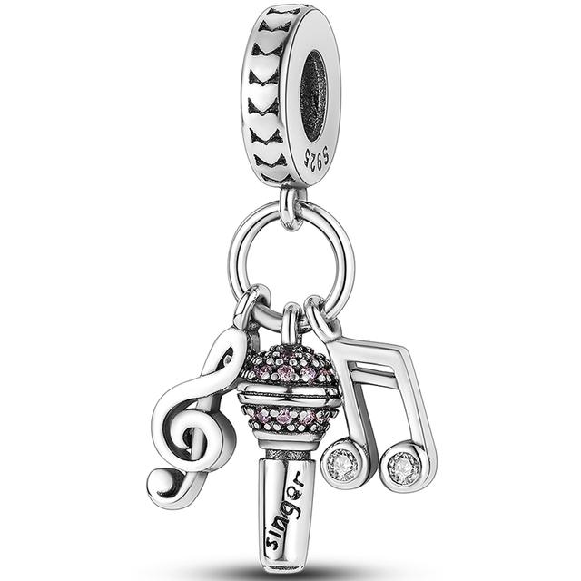 925 Silver Heart Silver Series Pendant Charm Beads Fit Original Bracelet Necklace For Women Diy Making Jewelry Gift