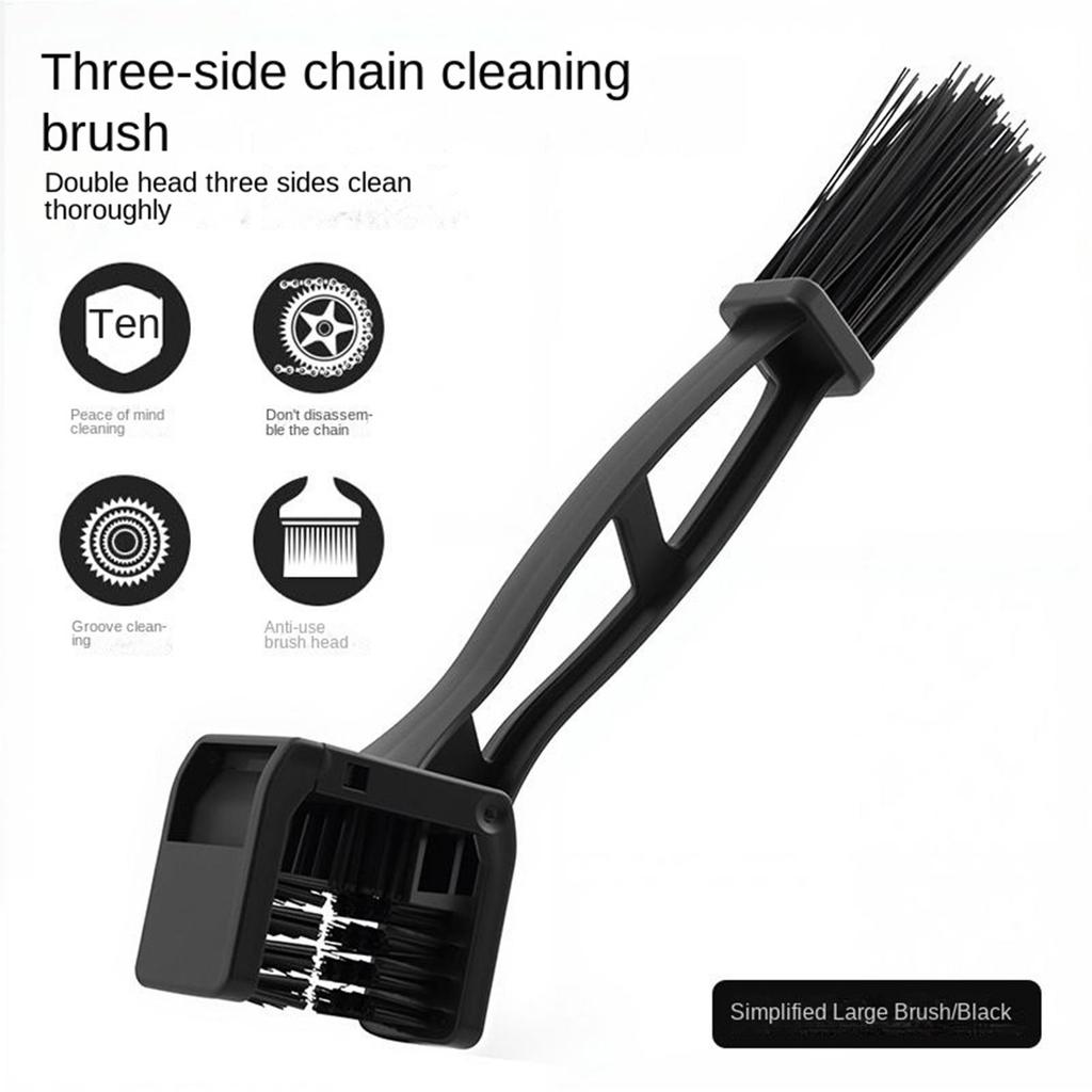 Bicycle & Motorcycle Chain Cleaning Brush Heavy Duty Scrubber Tool for Bike Dirt Grease Removal, Cycling Motocross Maintenance