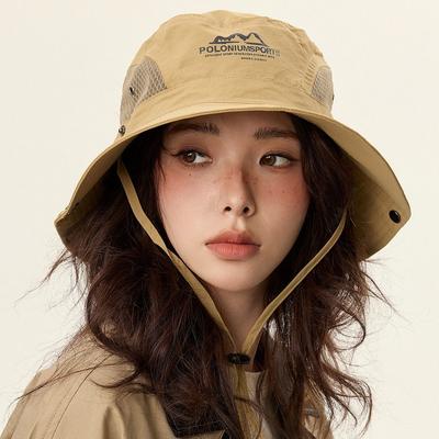 Summer Wide Brim Bucket Hat Sun Protection Quick-dry Panama Hat Portable Breathable Sun Hat Camping Hiking