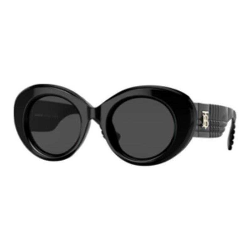 

Burberry Solid Design Round Sunglasses Women s Black F чёрный