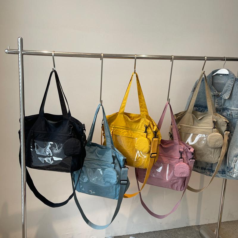 Student Book Bag Lightweight Shoulder Bag Women's Commuter Tote Bag Large Capacity Crossbody Bag