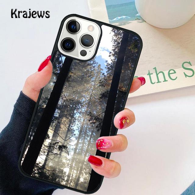 Beautiful Nature Forest Tree soft Phone Case Cover For iPhone 17 Air 16 15 14 plus 12 13 pro max coque Fundas