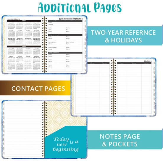 2025-2026 Planner Jul 2025 - Jun 2026 12 Month Daily Weekly Monthly Planner