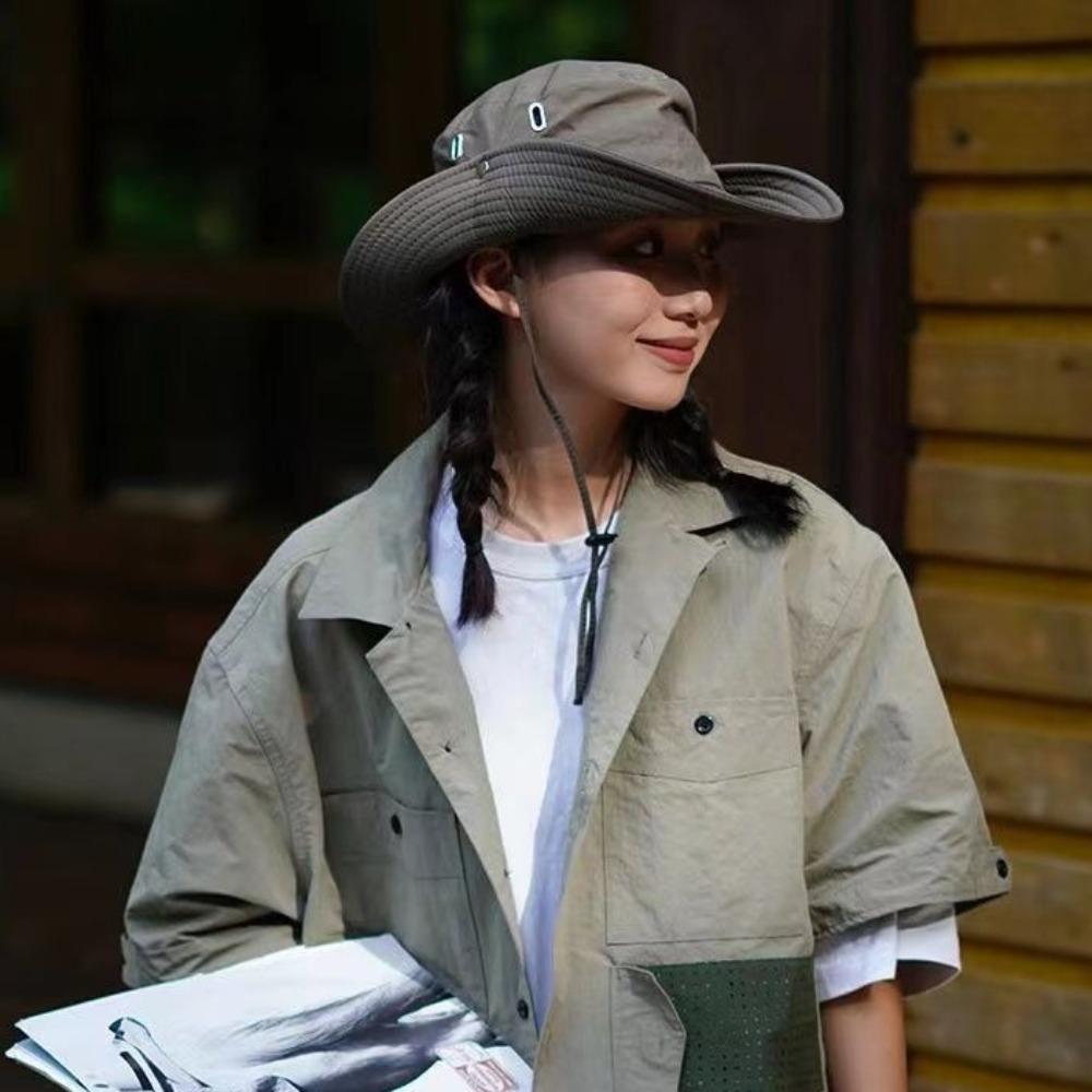 Anti-UV Fishing Cap Trendy Sunscreen Hat Fashion Fisherman Hat  Summer