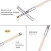 Cross-Border Nail Art Gel Pen: Flat Head, Crystal Carving, Liner, Color Painting, Flower Design