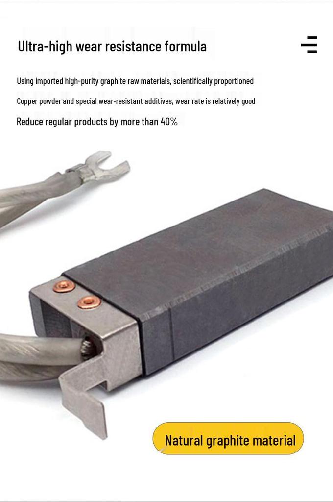 Wind Turbine Grounding Brush MA1147-A-B, 8x20x32 & 12.5x25x64 Carbon Brush for Wind Power.