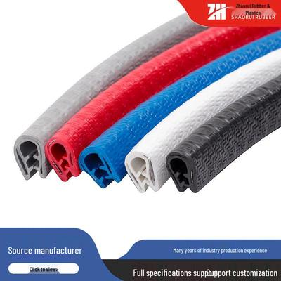 U-Shaped Anti-Collision Rubber Trim for Car Doors & Glass