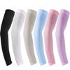 Arm Sleeves for Sun Protection, UV Sun Protection Cooling Arm Sleeves with Moisture-Wicking Fabric Technology, Lightweight Breathable Ice Silk Arm