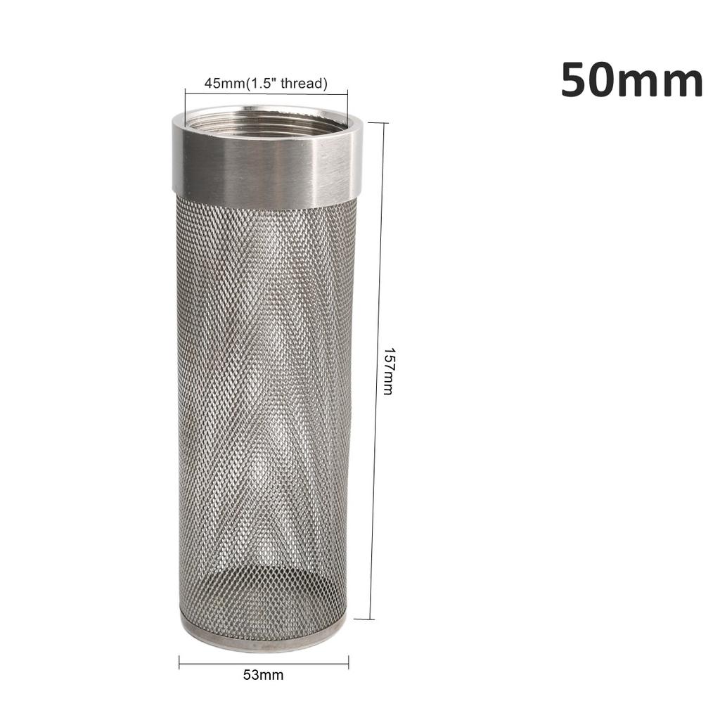 20/25/32/40/50/63mm 304 Stainless Steel Filter Screen Garden Agriculture Irrigation Pump Filter Aquarium Water Pipe Tube Filter