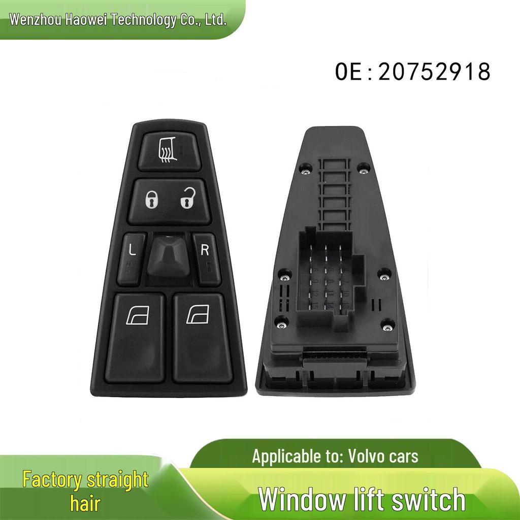 Compatible with VOLVO Truck Door & Window Switch 20752918 (Glass Lift).