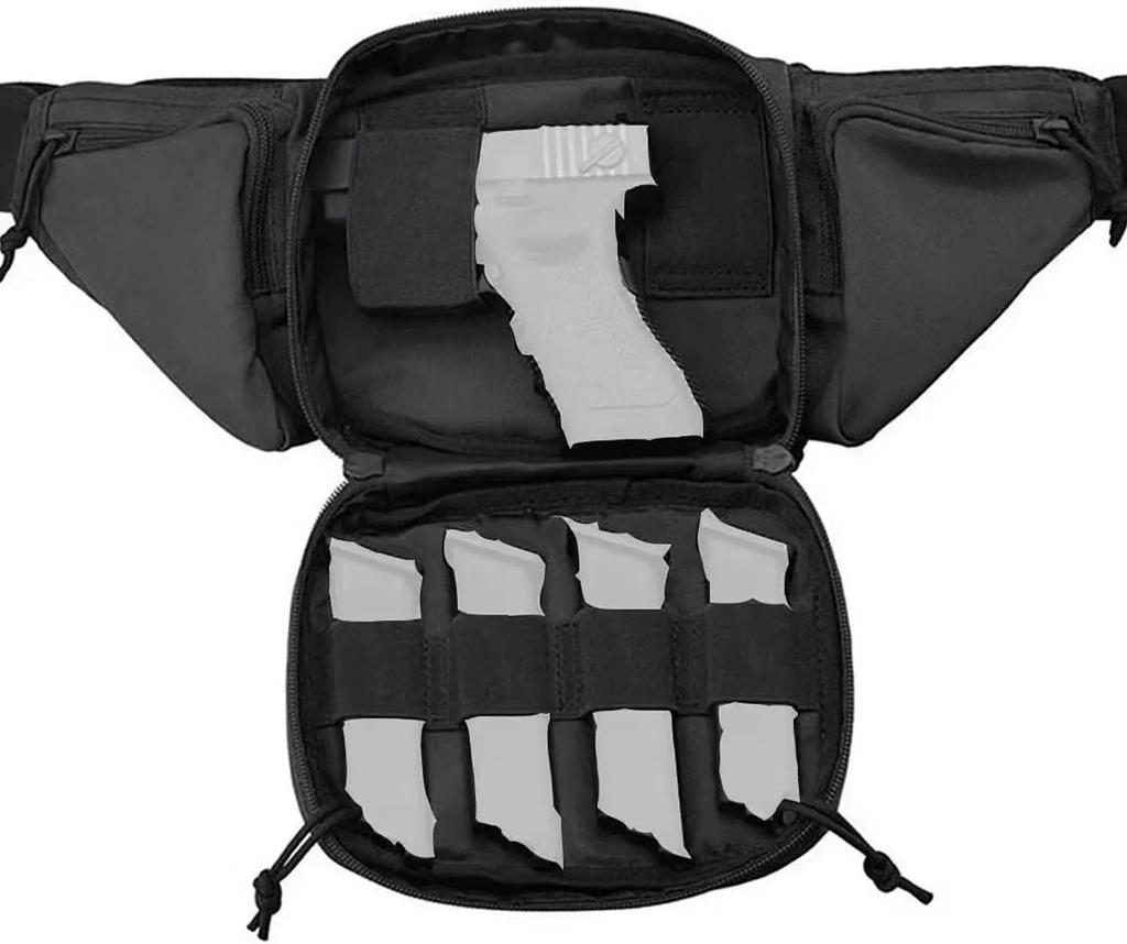 Outdoor Multifunctional Waist Bag for Men and Women - Sports Storage and Concealed Gun Pocket