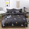 Palm Leaf Comforter Cover Black and White Bedding Set for Kids Teens Adult Women, Leaves Duvet Covers Reversible Quilt Cover Set