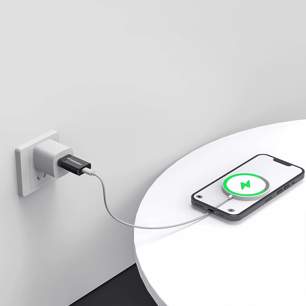 Adapter przejściówka USB-A - USB-C OTG - czarny