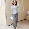 Women's Summer T-shirt & Pants Two-Piece Set