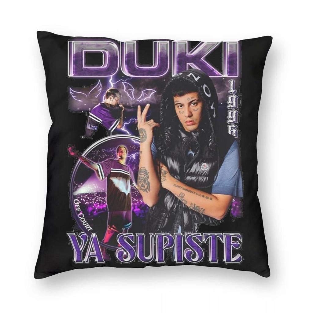 Duki Singer Rapper Pillowcase Printing Polyester Cushion Cover Decor Throw Pillow Case Cover Bed Zipper 45X45cm