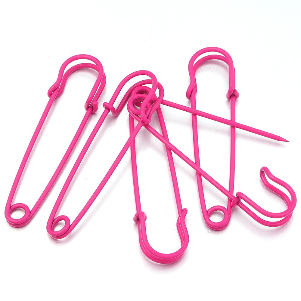 10pcs/lot Bright Color Safety Pins Metal Iron Brooch Pins Base Setting For Jewelry Making DIY Crafts Brooch Decoration Supplies