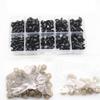 150pcs DIY Doll Safety Eyes 6-12mm Black Plastic Crafts Eyes for Bear Toy Kids DIY Craft Stuffed Animal Doll Accessories