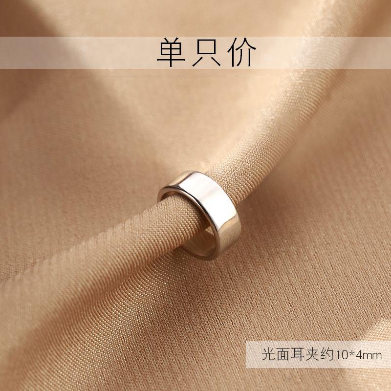 

Xiangnan 925 Sterling Silver Retro Minority Ear Clip 925 silver face ear clip (single price)