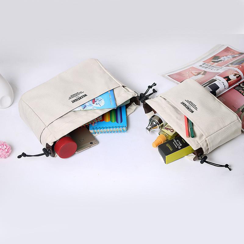 Trousse de maquillage en toile avec tissu imperméable pour le voyage et l'organisation à la maison