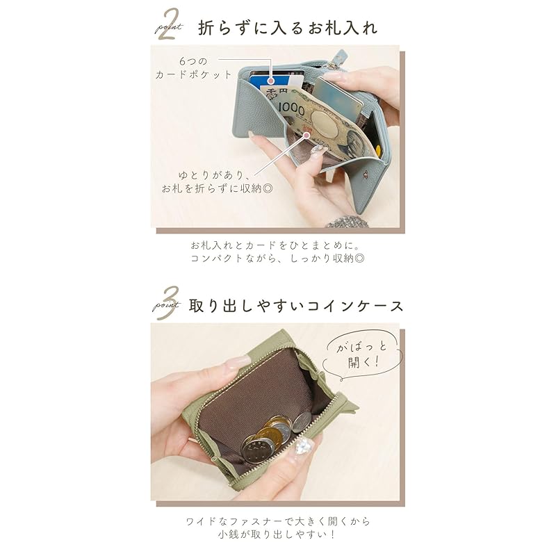 [Miracic] trifold wallet TN-TFWT ladies pink